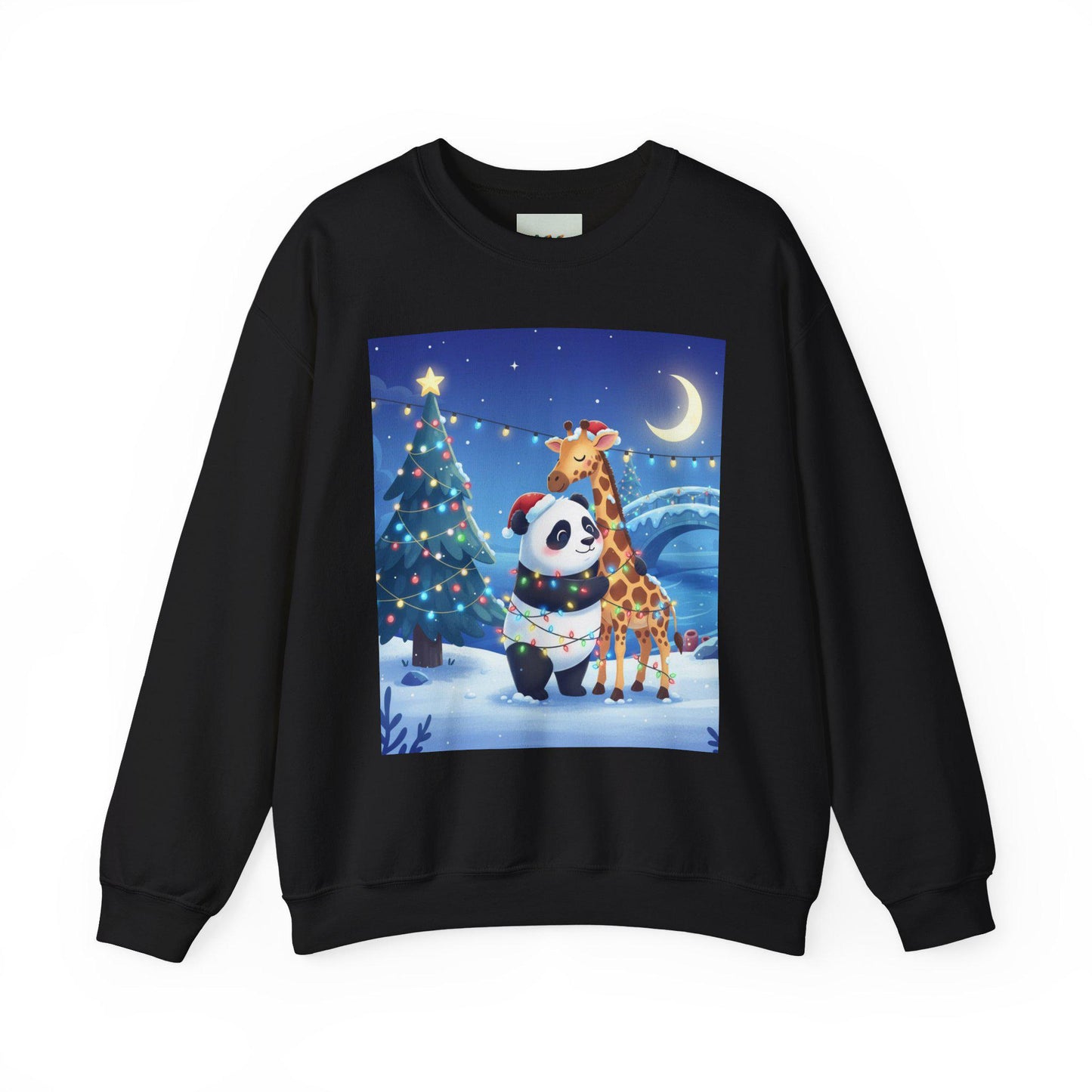 Christmas Panda Giraffe Sweatshirt