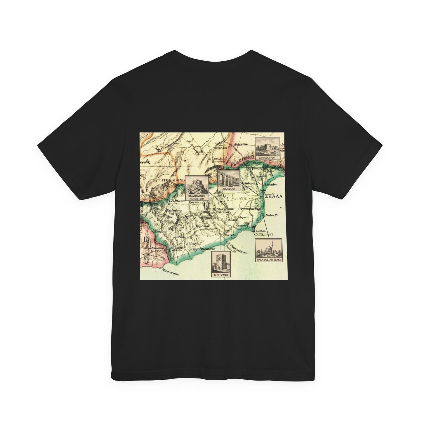Larnaca Map T-Shirt
