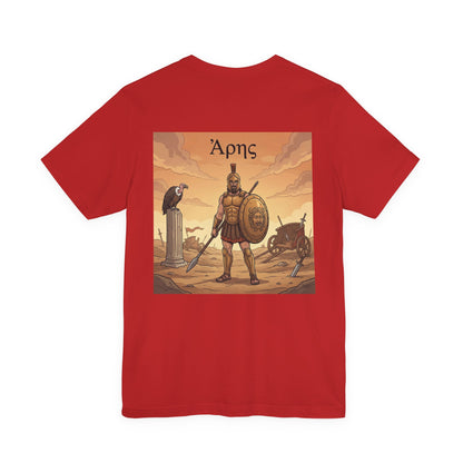 Ancient Greek Warrior T-Shirt | Spartan Soldier Illustration