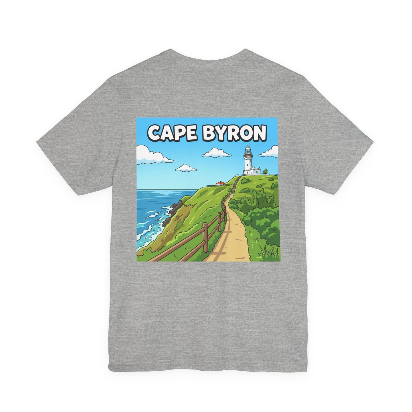 Cape Byron Coastline T-Shirt | Lighthouse Scenic Tee