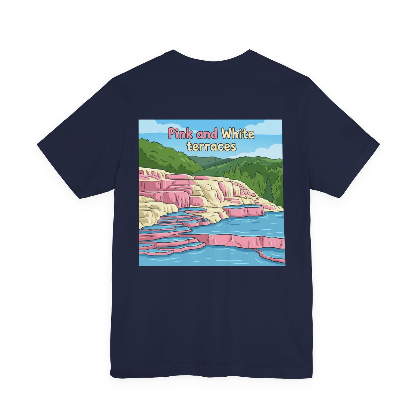 Pink and White Terraces T-Shirt