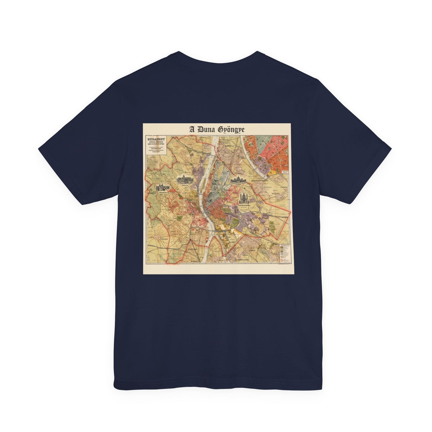 Budapest Map T-Shirt