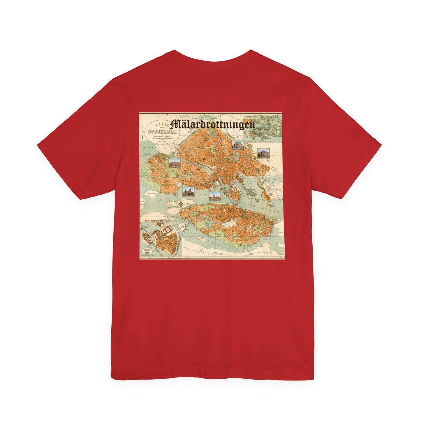 Stockholm Map T-shirt