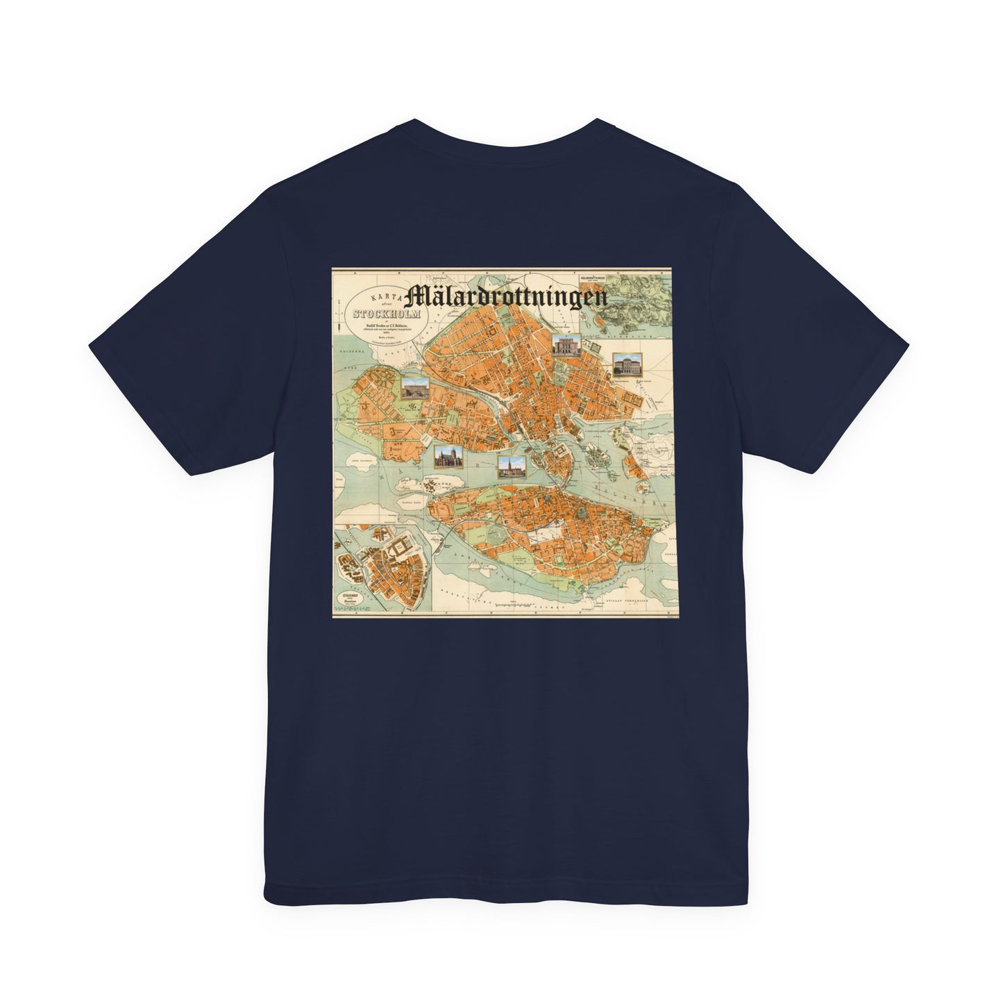 Stockholm Map T-shirt