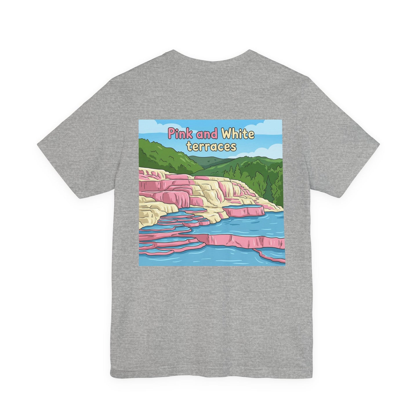 Pink and White Terraces T-Shirt