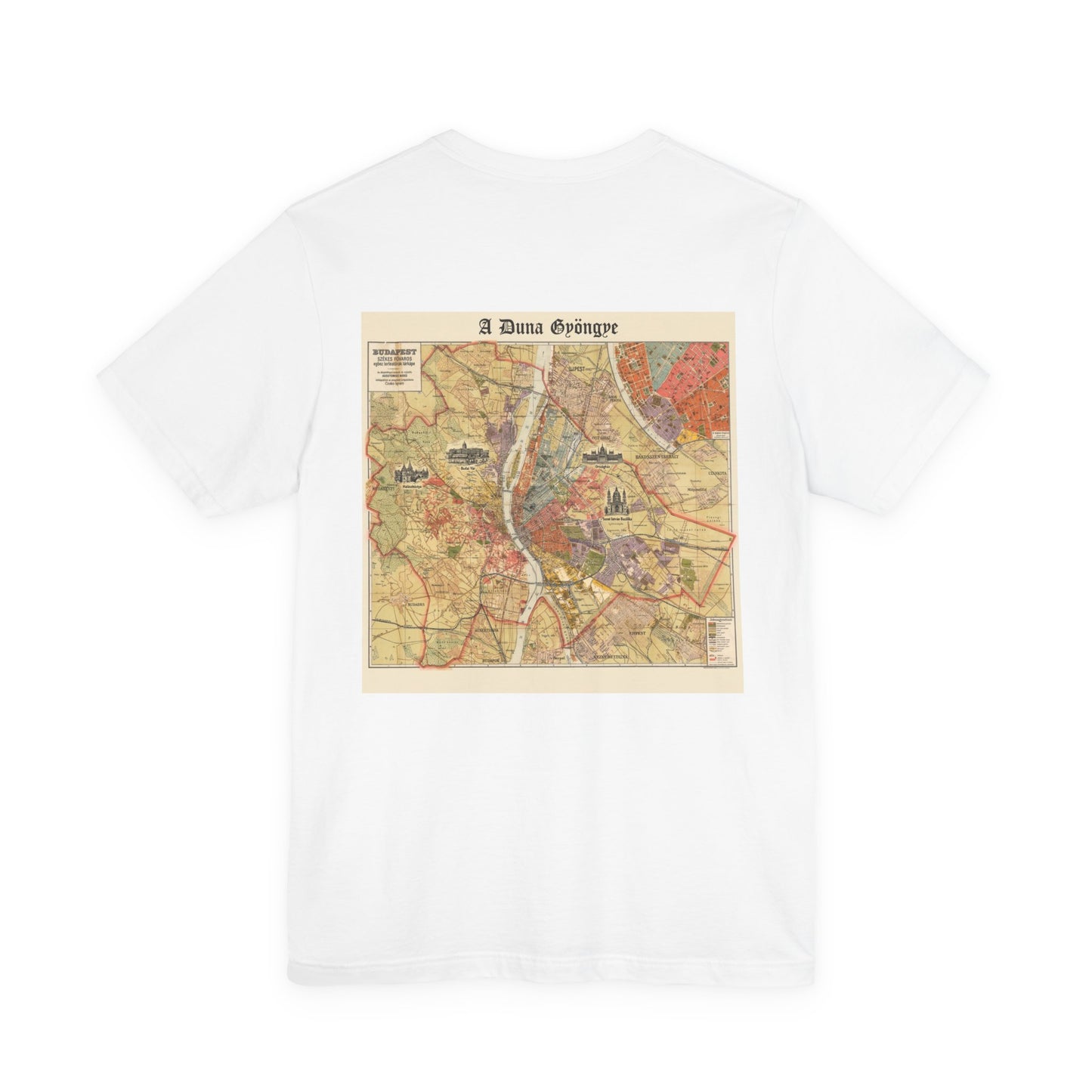 Budapest Map T-Shirt