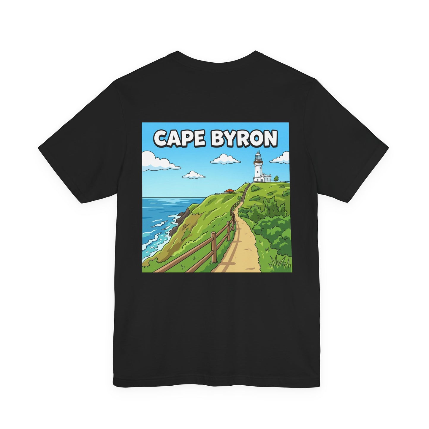 Cape Byron Coastline T-Shirt | Lighthouse Scenic Tee