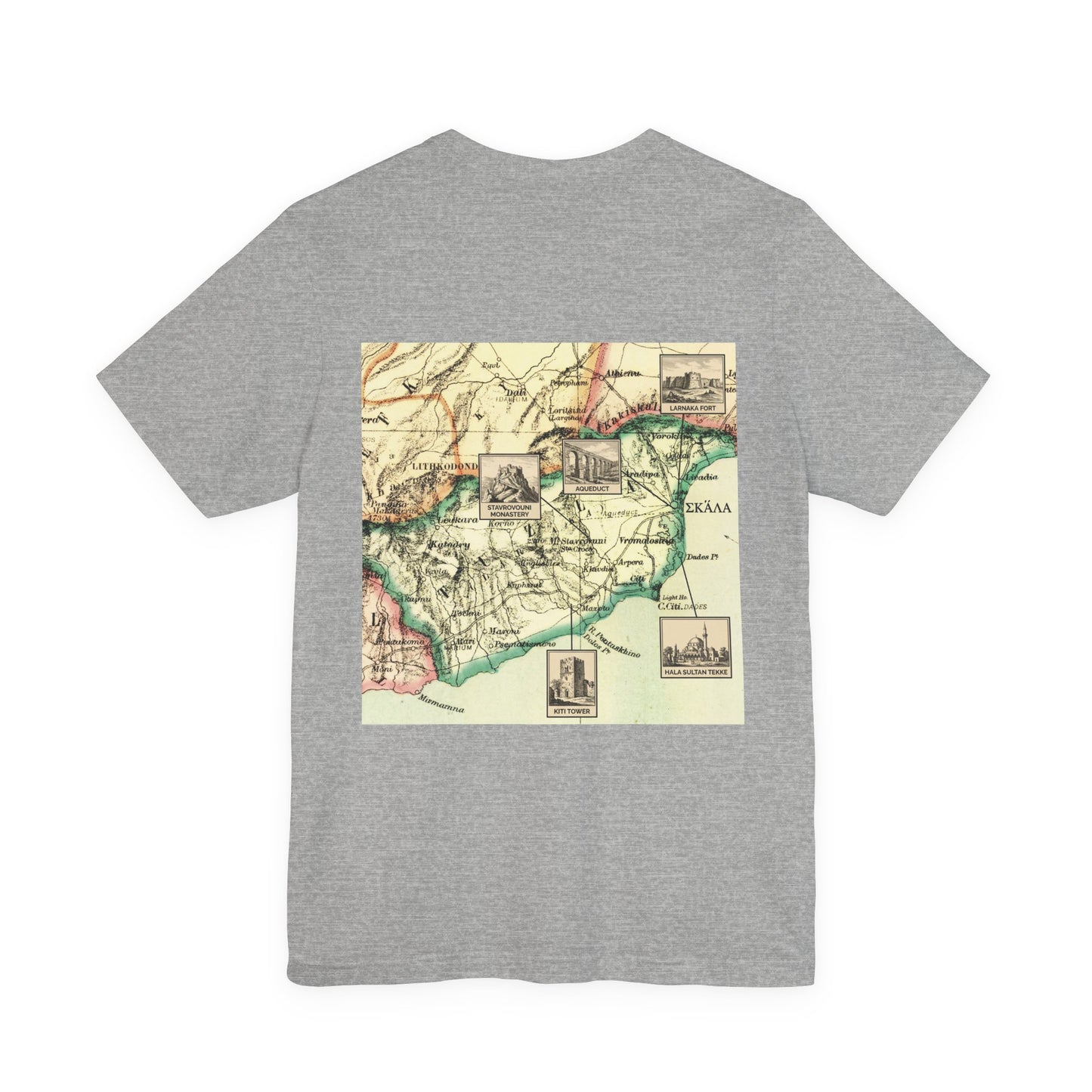 Larnaca Map T-Shirt