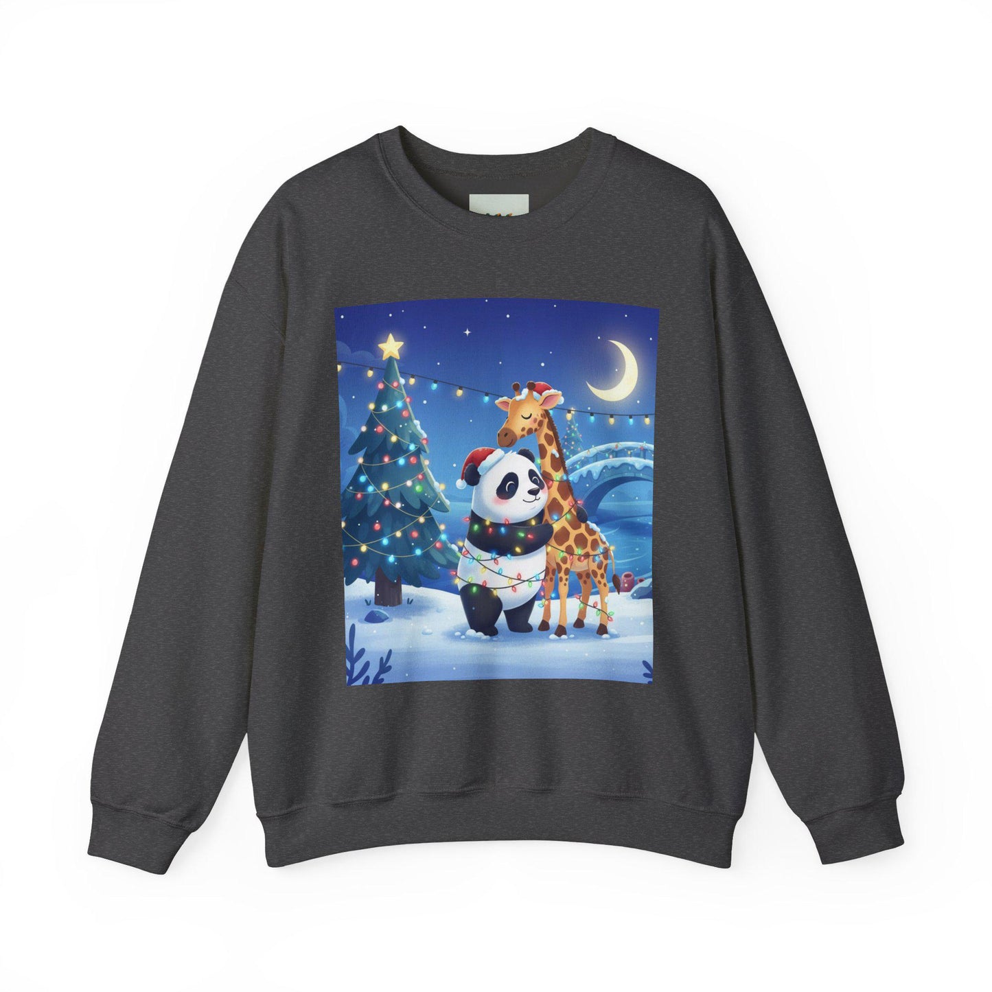 Christmas Panda Giraffe Sweatshirt