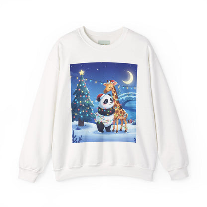 Christmas Panda Giraffe Sweatshirt