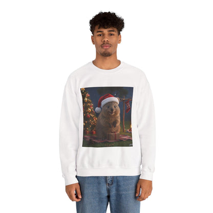 Holiday Groundhog Santa Sweatshirt