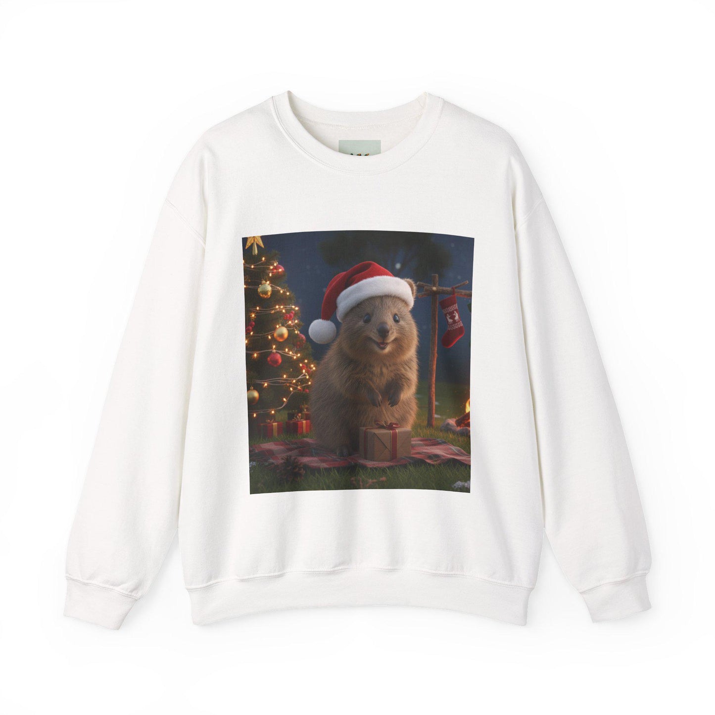 Holiday Groundhog Santa Sweatshirt