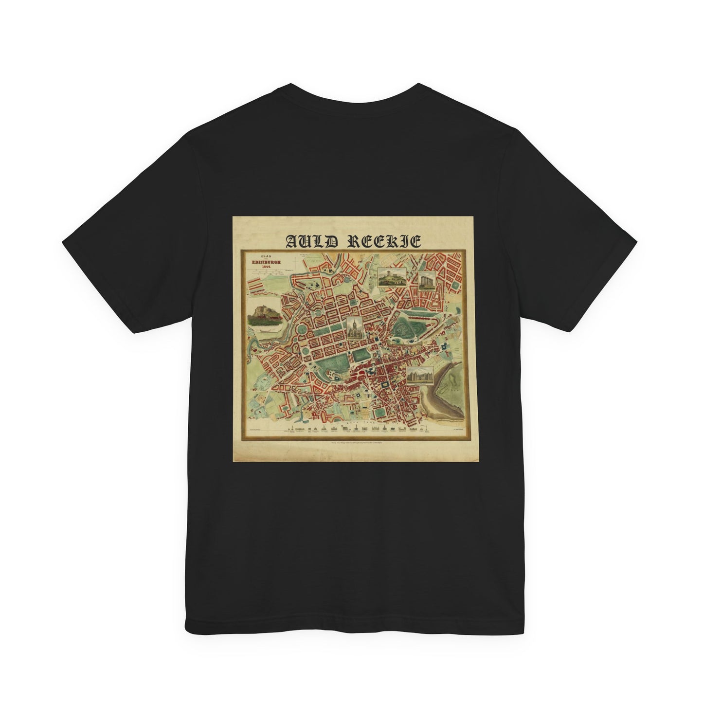 Edinburgh Map T-Shirt