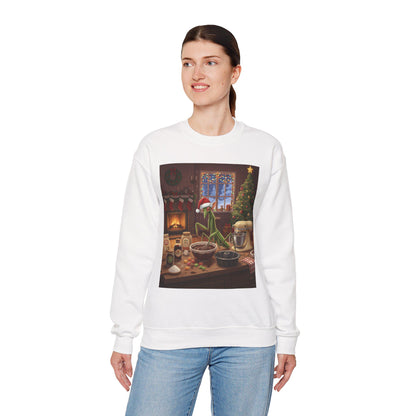 Grasshopper Christmas Baking Sweatshirt