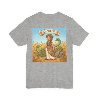 Demeter Greek Goddess Tee | Mythology Persephone Harvest T-Shirt