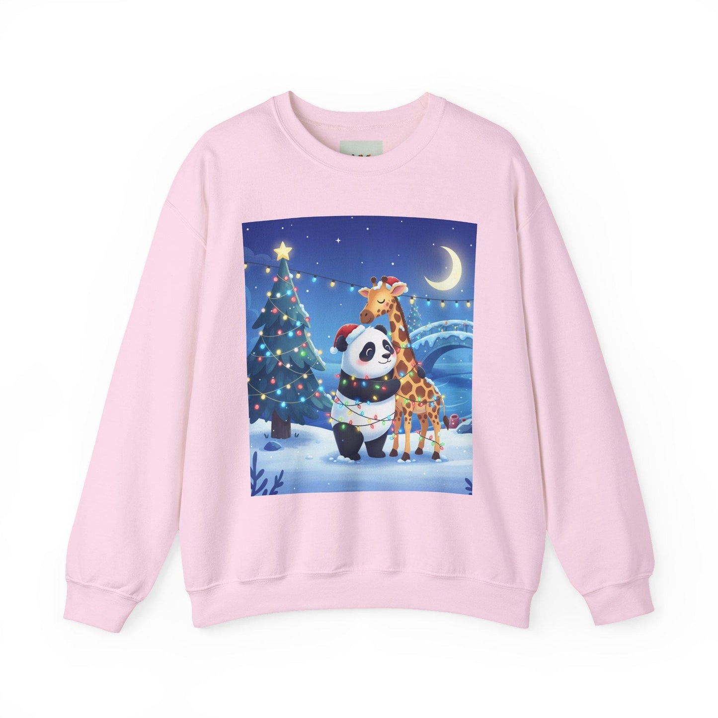 Christmas Panda Giraffe Sweatshirt