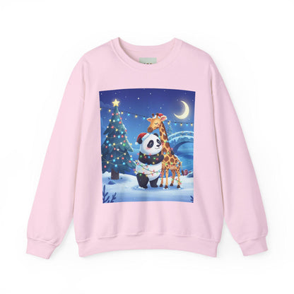 Christmas Panda Giraffe Sweatshirt