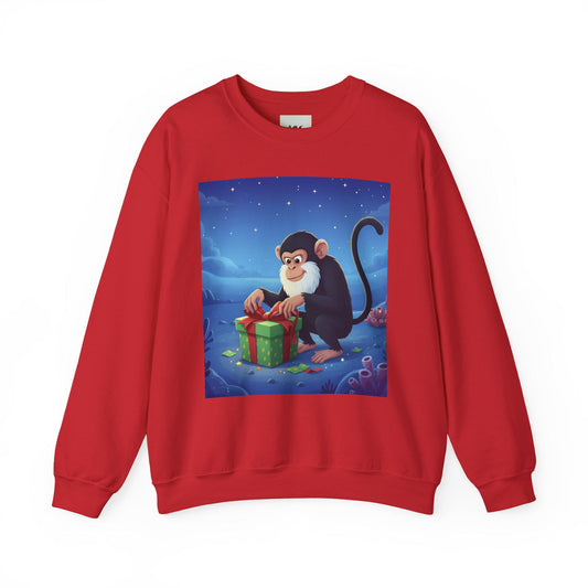 Santa Monkey Christmas Sweatshirt