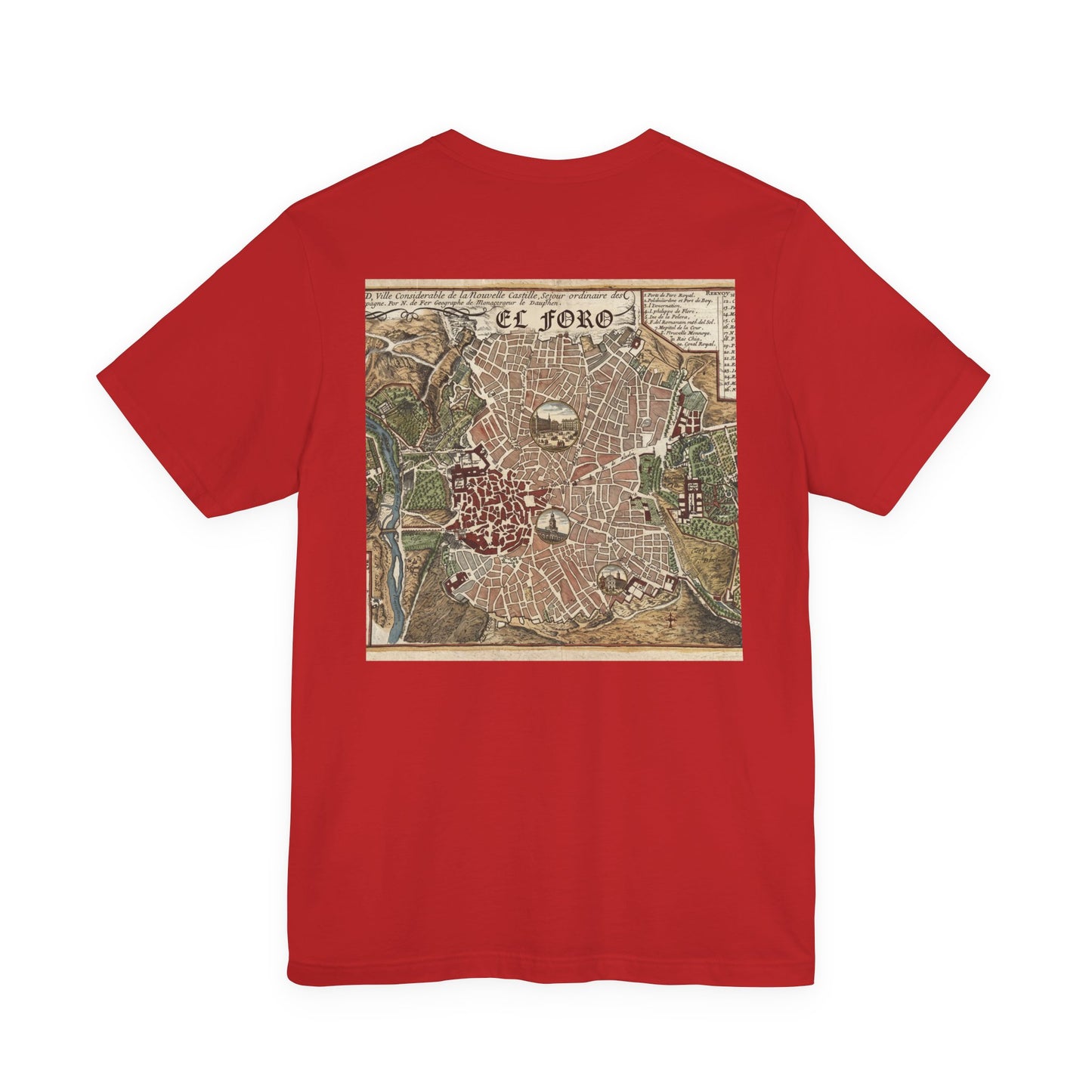 Madrid Map T-Shirt