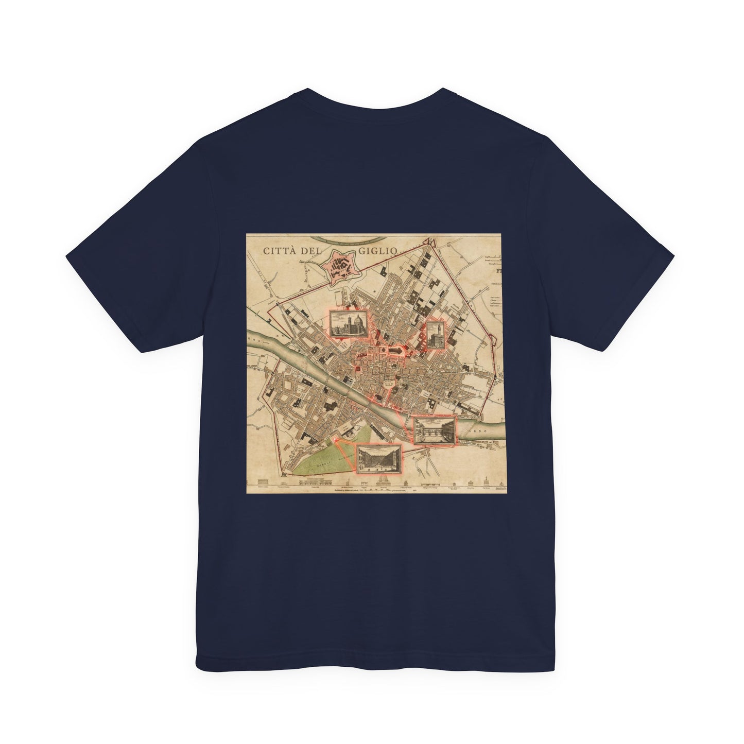 Giglio Map T-Shirt