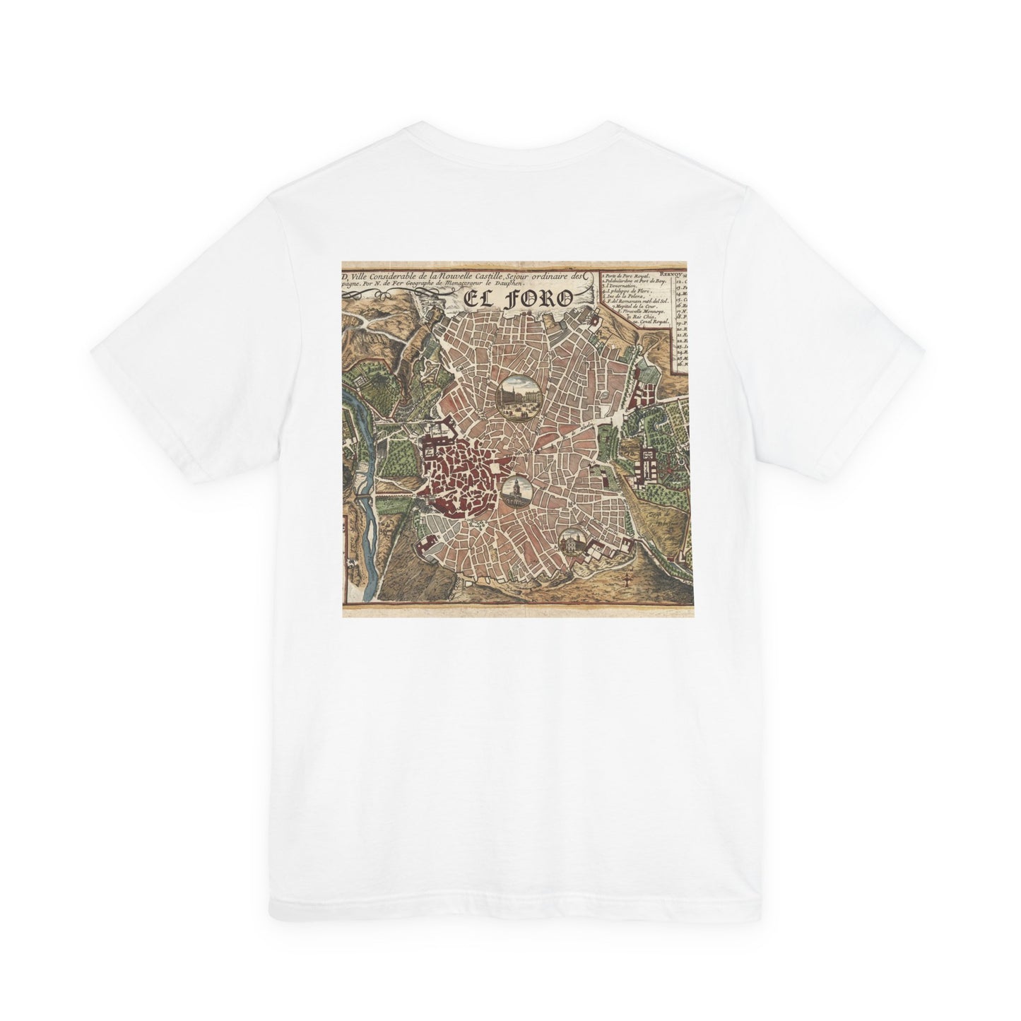 Madrid Map T-Shirt