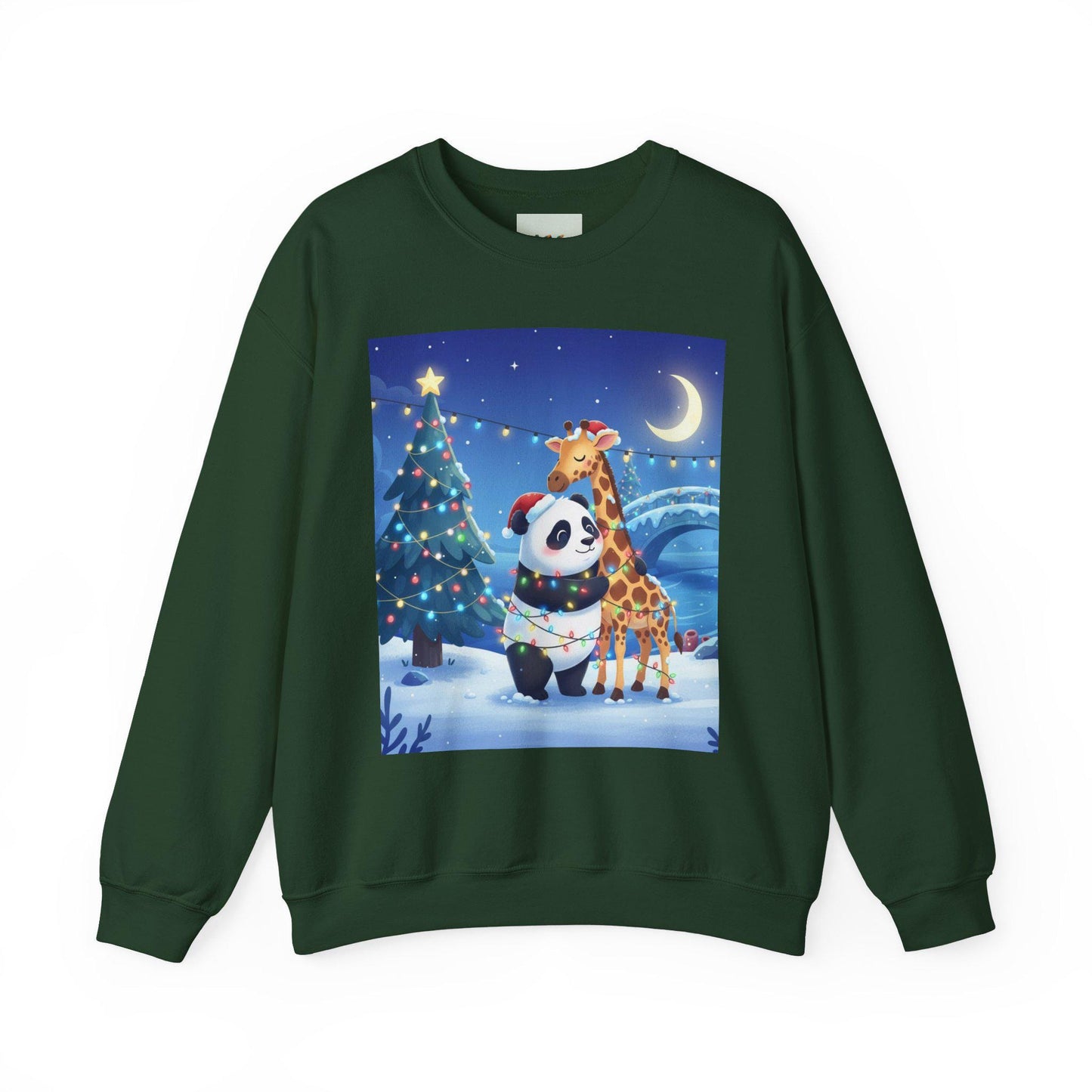 Christmas Panda Giraffe Sweatshirt