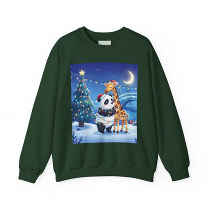 Christmas Panda Giraffe Sweatshirt