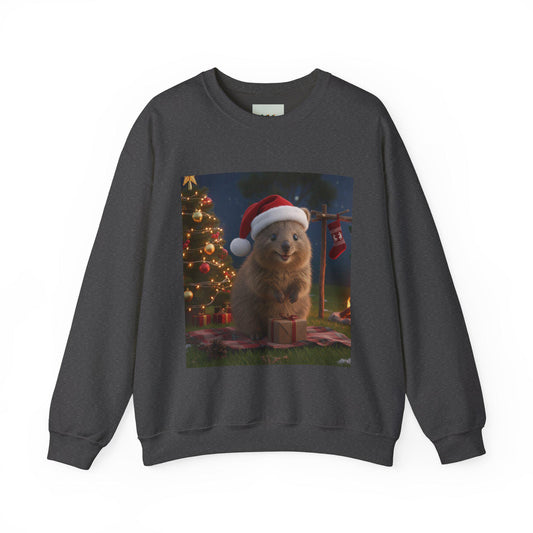 Holiday Groundhog Santa Sweatshirt