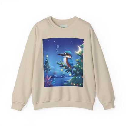 Kingfisher Christmas Lights Sweatshirt