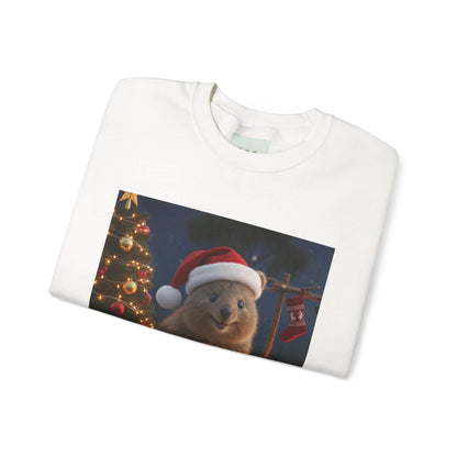 Holiday Groundhog Santa Sweatshirt