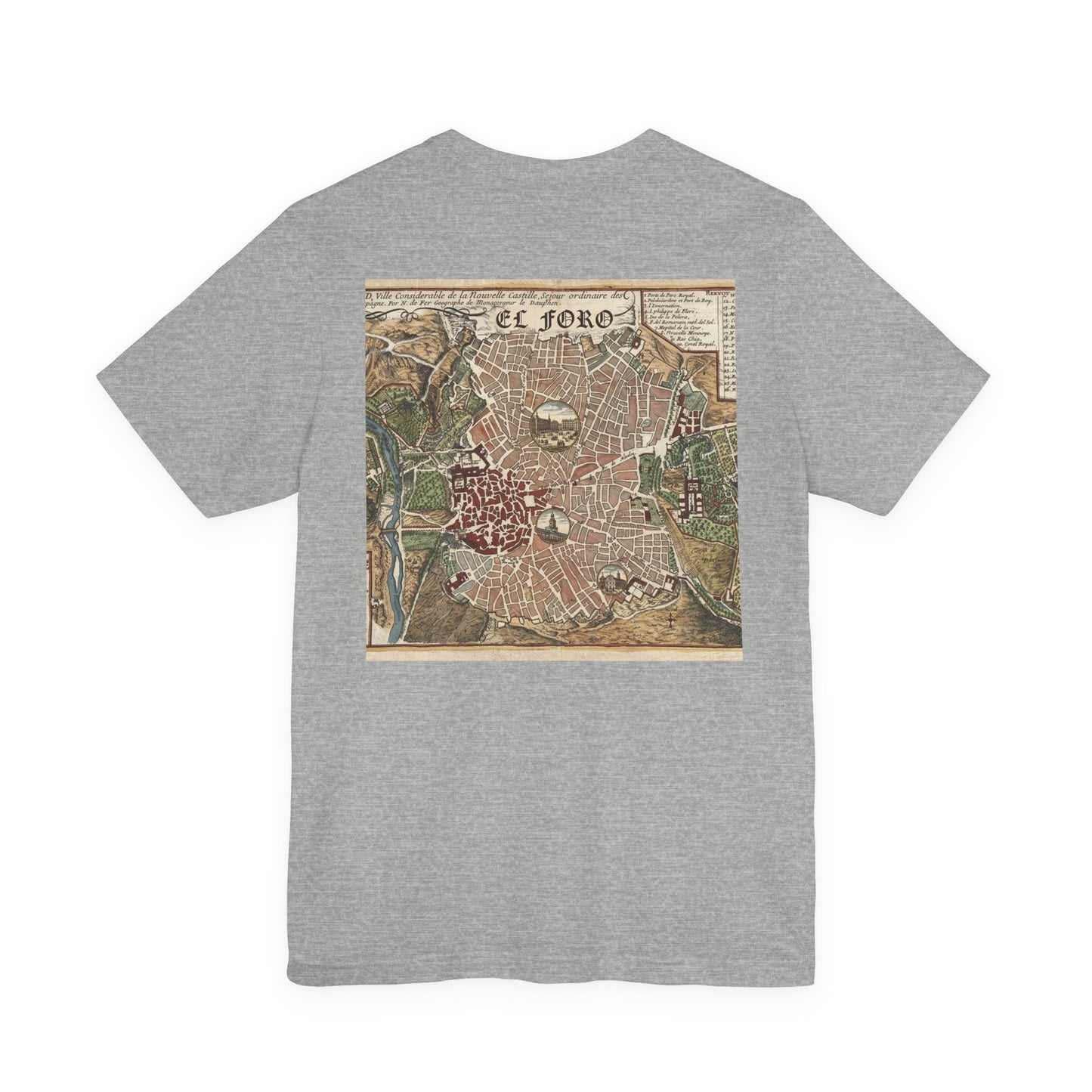 Madrid Map T-Shirt
