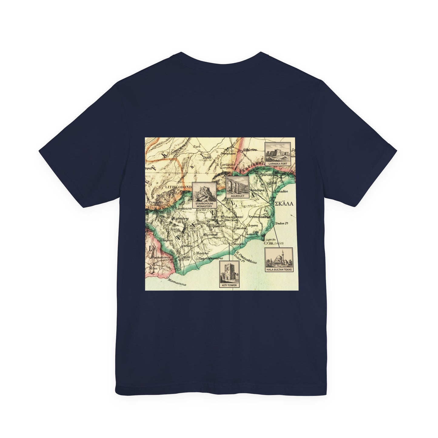 Larnaca Map T-Shirt