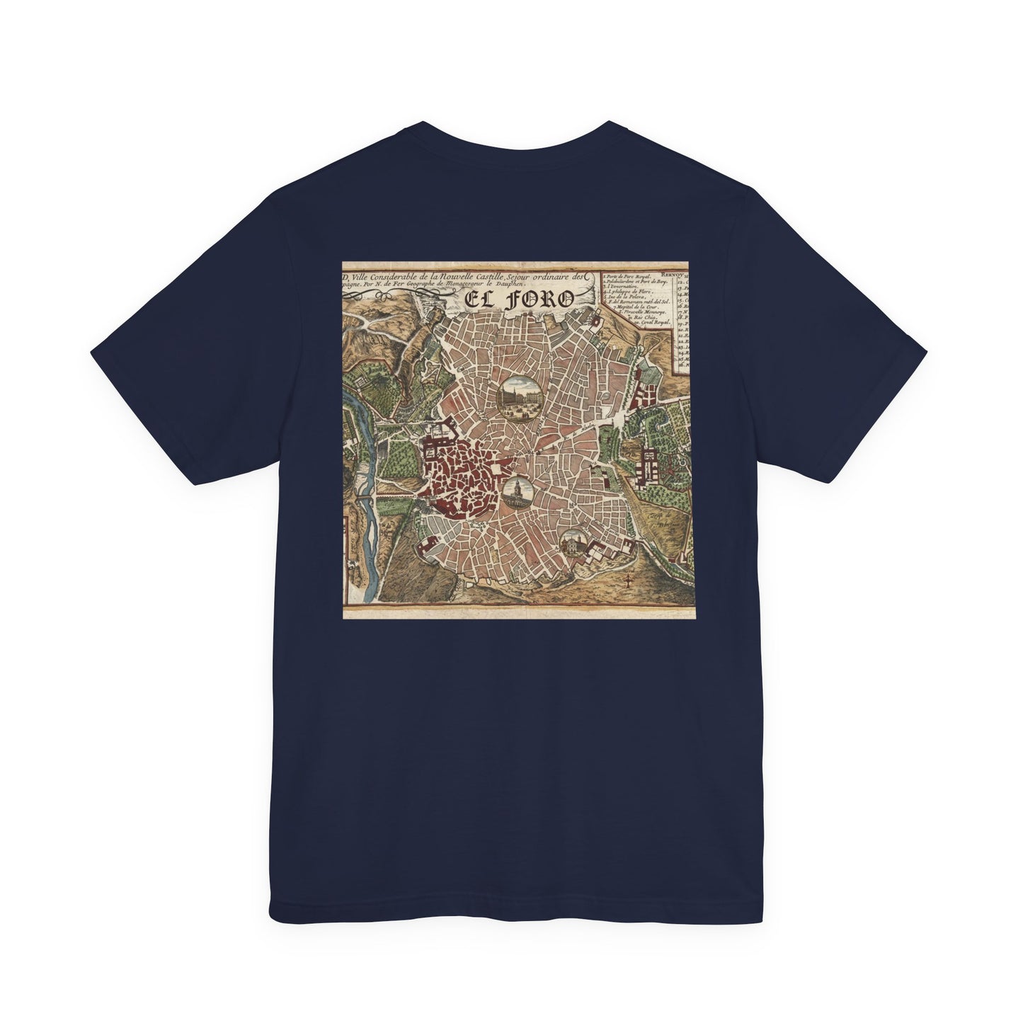 Madrid Map T-Shirt