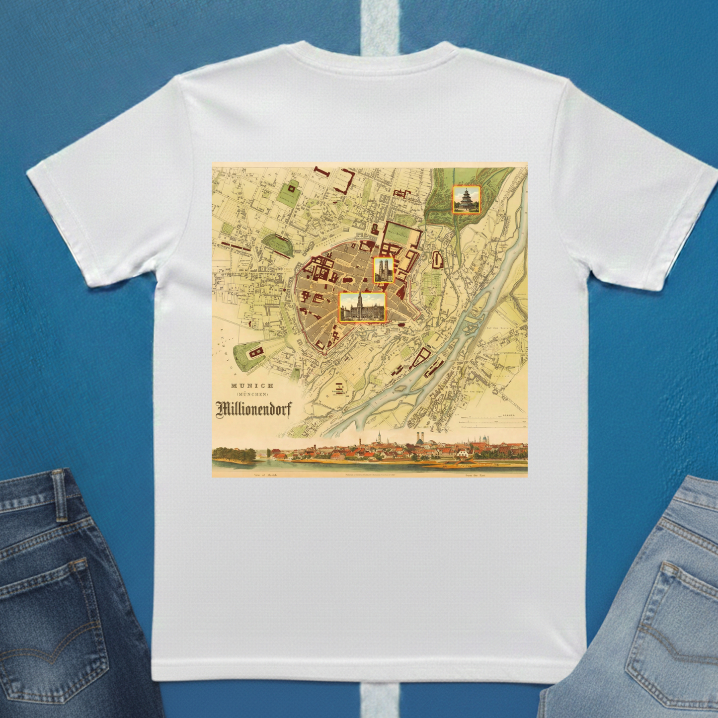 Munich Map T-Shirt