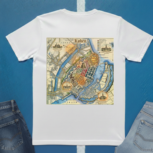 Copenhagen Map T-shirt