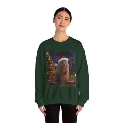 Holiday Groundhog Santa Sweatshirt