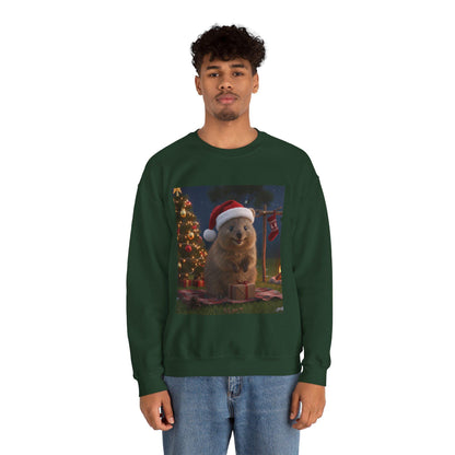 Holiday Groundhog Santa Sweatshirt