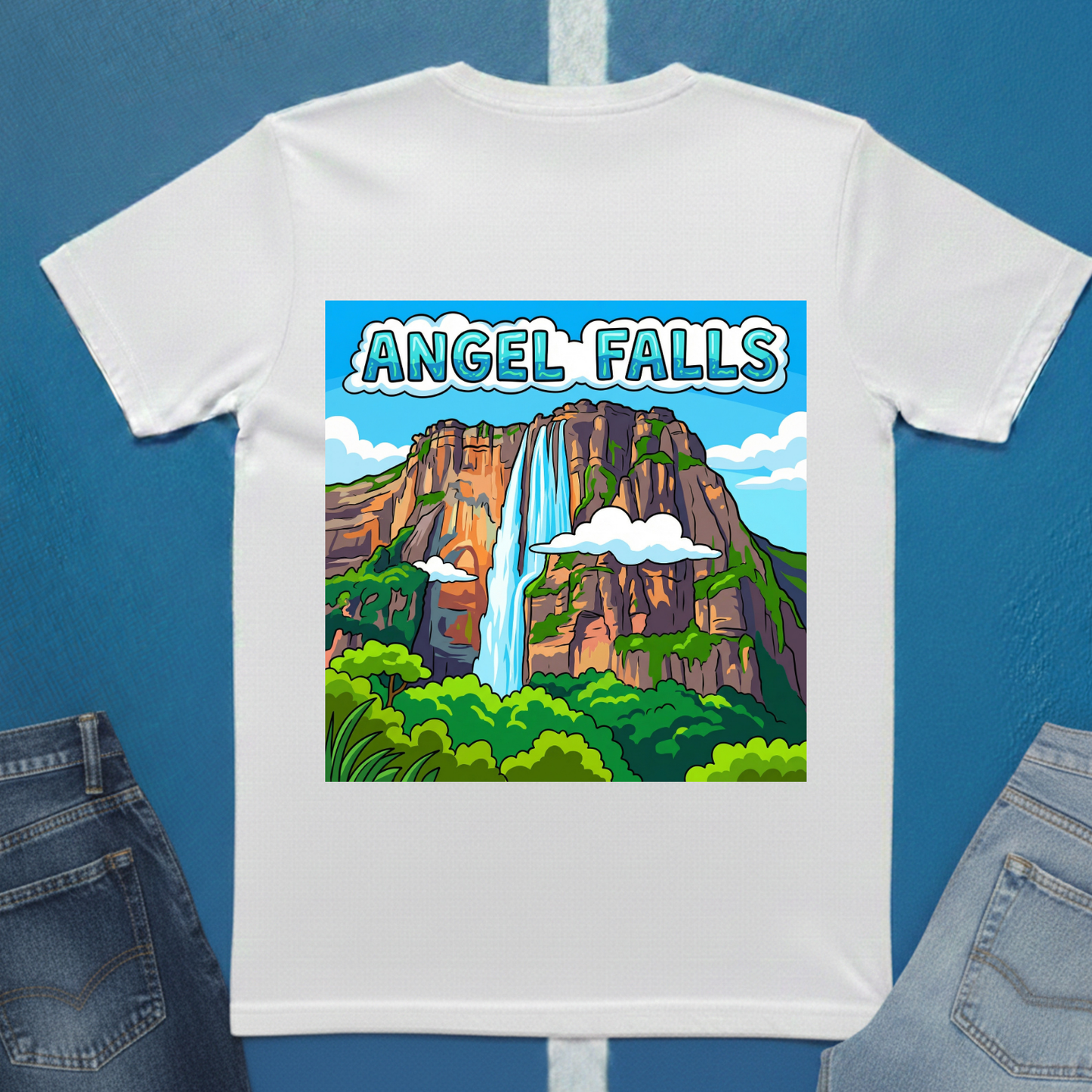 Angel Falls Waterfall T-Shirt