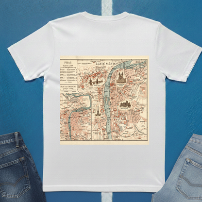 Prague Map T-shirt
