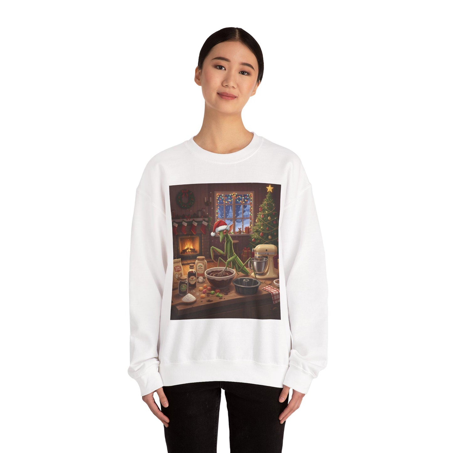 Grasshopper Christmas Baking Sweatshirt
