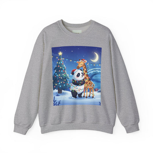 Christmas Panda Giraffe Sweatshirt