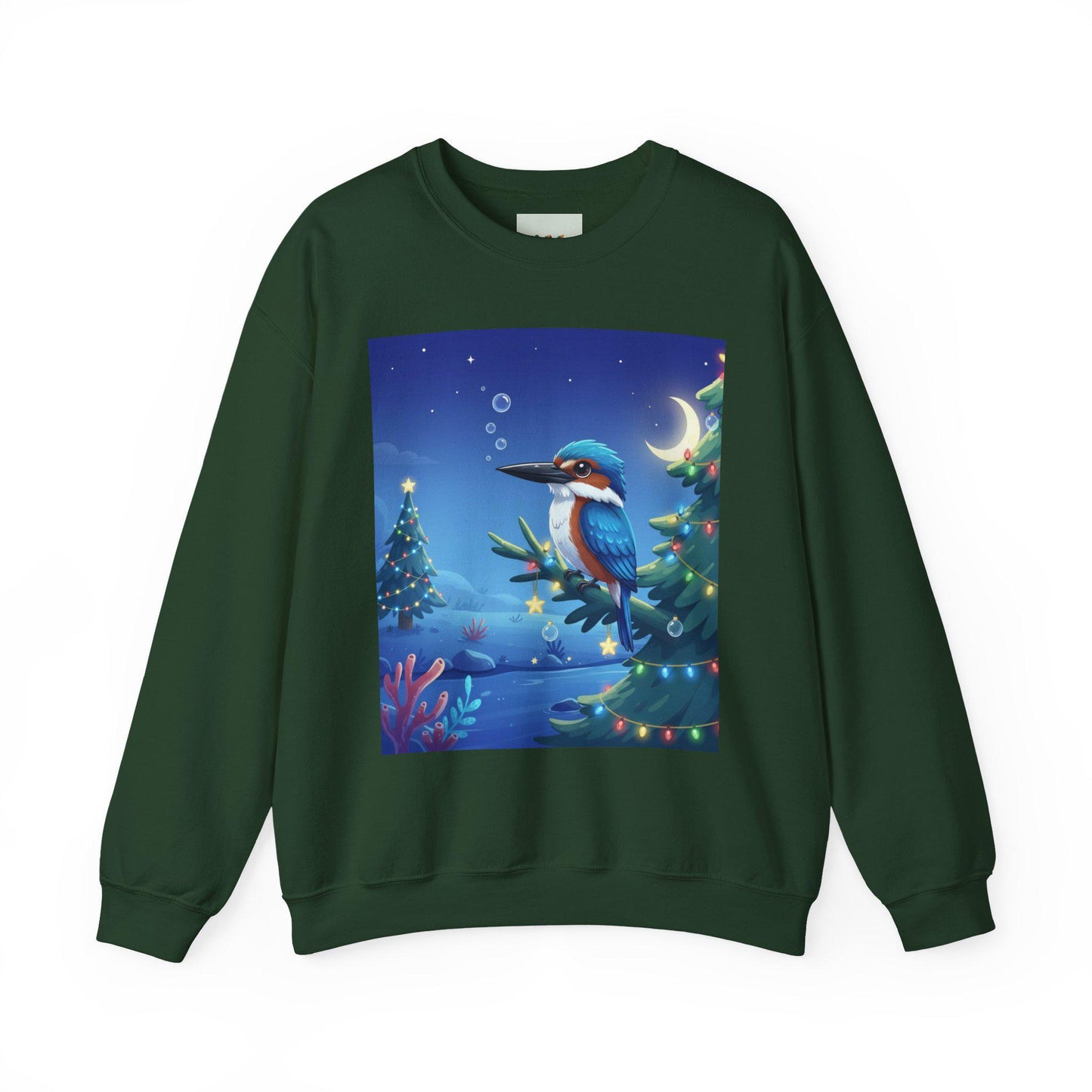 Kingfisher Christmas Lights Sweatshirt