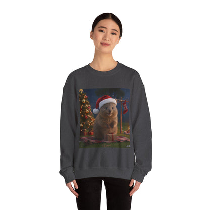 Holiday Groundhog Santa Sweatshirt