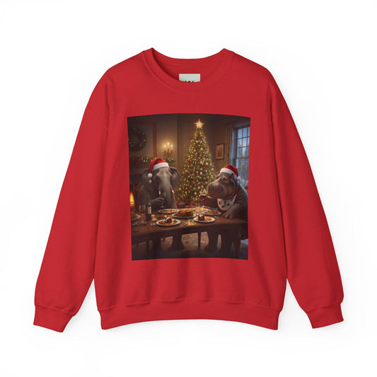 Elephant Family Christmas Sweatshirt