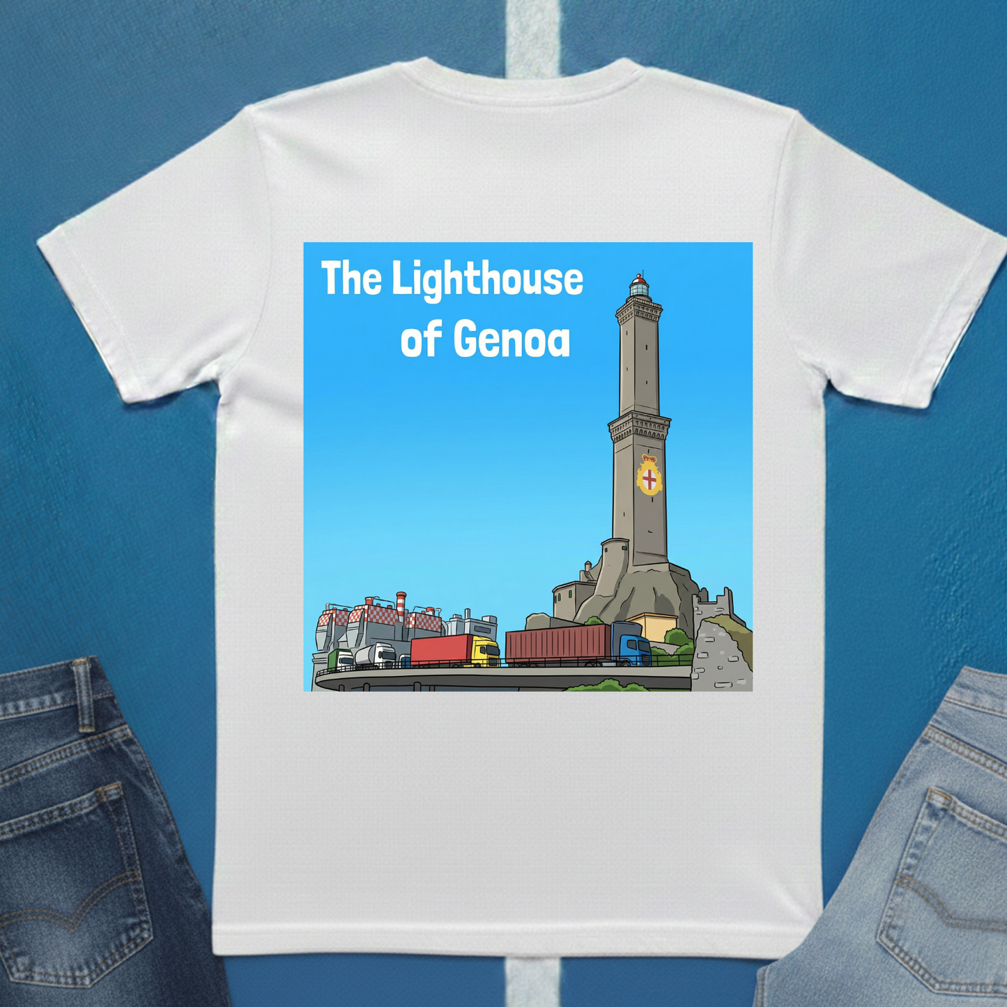 The Lighthouse of Genoa T-Shirt